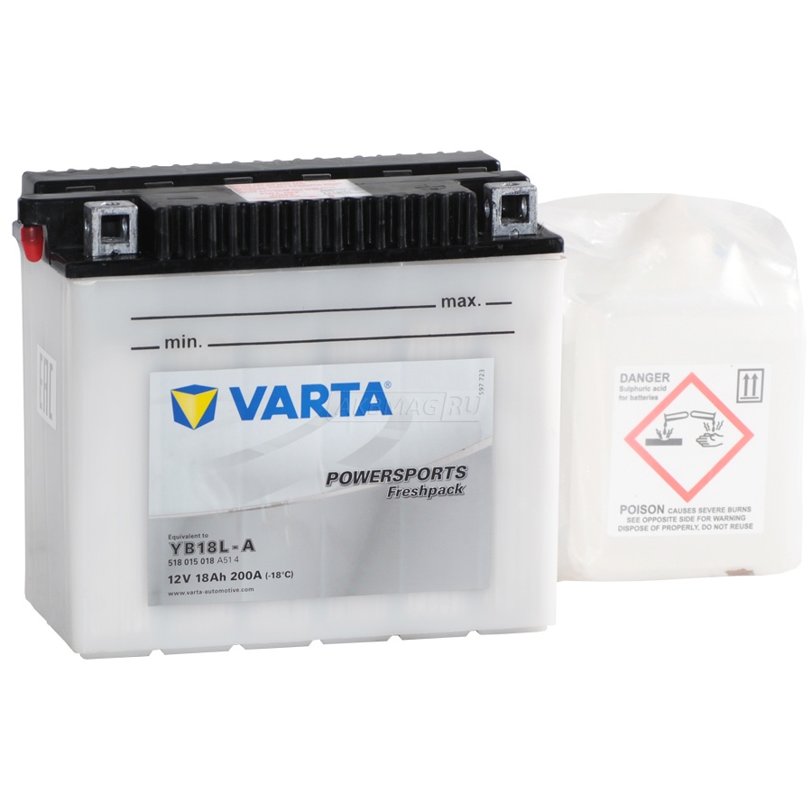 VARTA Powersports Freshpack YB18L-A