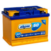 Аккумулятор АКОМ 60R 60Ач 540А обр. пол. Аккумулятор АКОМ 60R 60Ач 540А обр. пол.