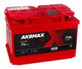 Аккумулятор AKBMAX ST 75L 75Ач 750А прям. пол.