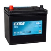 Аккумулятор EXIDE Start-Stop EFB 60L EL605 60Ач 520А прям. пол.