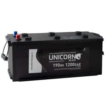 UNICORN BLACK 190 рус 1100А 513х223х217