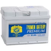Аккумулятор Тюмень Premium 61R  60Ач 540А обр. пол.
