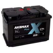 Аккумулятор AKBMAX PLUS 77L 77Ач 670А прям. пол.