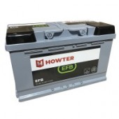 Аккумулятор HOWTER EFB 80R 80Ач 800А обр. пол.