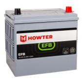 Аккумулятор HOWTER EFB ASIA 65R 65Ач 620А обр. пол. Аккумулятор HOWTER EFB ASIA 65R 65Ач 620А обр. пол.
