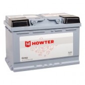 Аккумулятор HOWTER Grey 75R 75Ач 700А обр. пол.