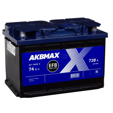AKBMAX EFB 74R 720A 278x175x190