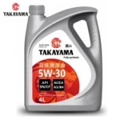 Моторное масло Takayama Motor Oil 5W-30 Synthetic 4L